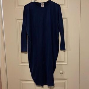 SUEDE Blue Dress Size XS